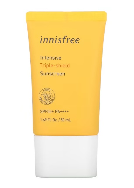 Солнцезащитный крем Innisfree Intensive Triple Shield Sunscreen SPF50+ PA++++ фото