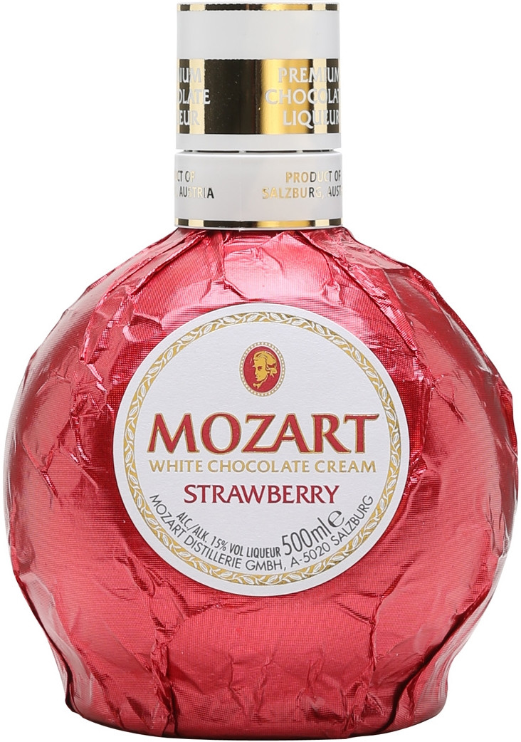 Ликер эмульсионный Mozart White Chocolate Strawberry Cream фото