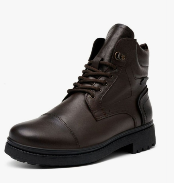 Зимние ботинки Alessio Nesca Коричневые, модель 129-6-3 - «Теплые, крепкие,лайфхак как выбрать обувь»