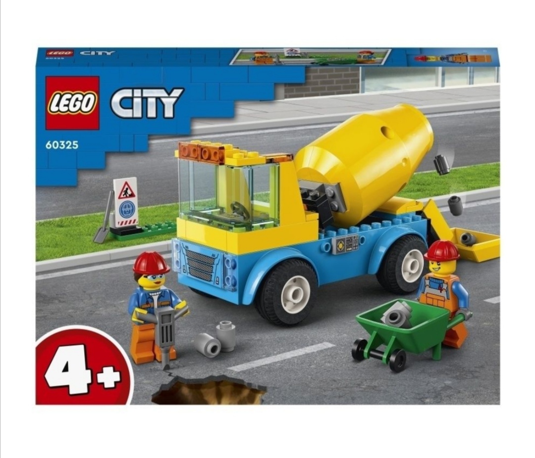 Конструктор Lego City 60325 Бетономешалка - «Лего Сити - игрушки, которыми  действительно можно играть. » | отзывы