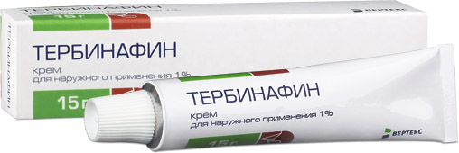 Противогрибковое средство Вертекс Тербинафин крем фото