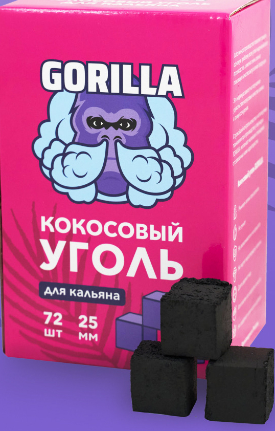 Уголь для кальяна Gorilla. - «Уголь gorilla, разберемся что за новинка ...