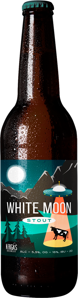Пиво мун. Вайт Мун Стаут пиво. New Rigas White Moon пиво. New Rigas Brewery White Moon Stout. Нью Ригас Вайт Мун Стаут / New Riga’s White Moon Stout (0,5 л.).