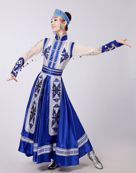 Маскарадные костюмы AliExpress Sanmuzi Артикул 6 New Mongolian costumes women's wear Inner Mongolia dance costumes фото