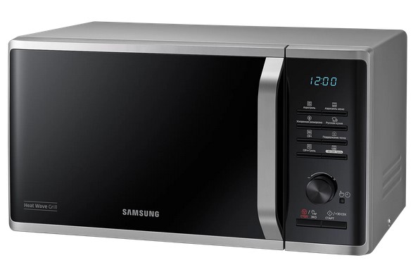 Микроволновая печь с грилем Samsung MG23K3575AS | отзывы