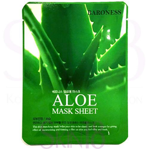 Тканевая маска для лица Baroness с экстрактом алоэ Aloe Mask Sheet