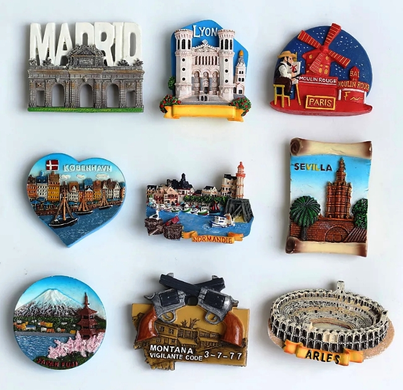 Магнитики на холодильник - «Моя коллекция из разных городов и стран. Есть ли там ваш город??! (см. много фото)»
