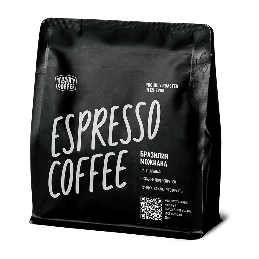 Кофе Tasty Coffee Бразилия Можиана - «Базовый сорт кофе Бразилия ...