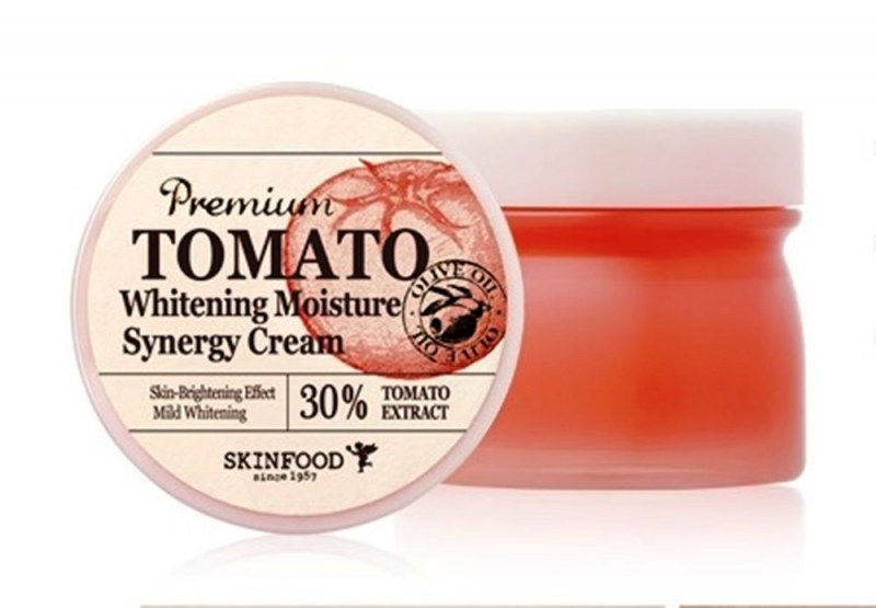 Крем отбеливающий SKINFOOD Premium Tomato Whitening Synergy Cream 30% Tomato Extract фото