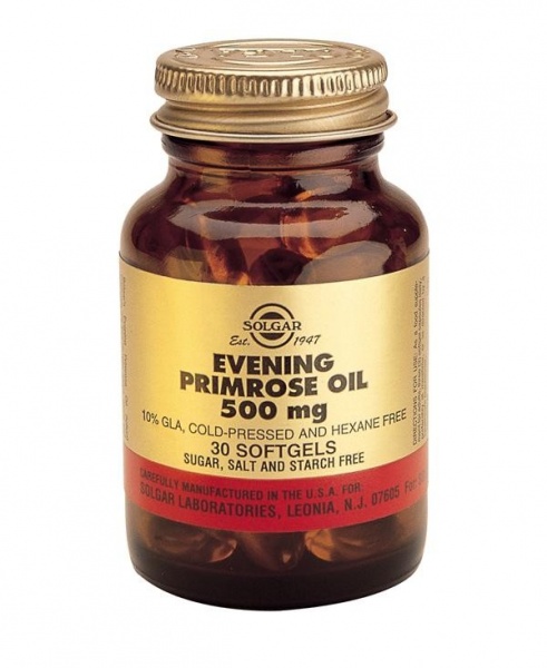 БАД Solgar Evening Primrose Oil 500 мг - Масло примулы вечерней фото