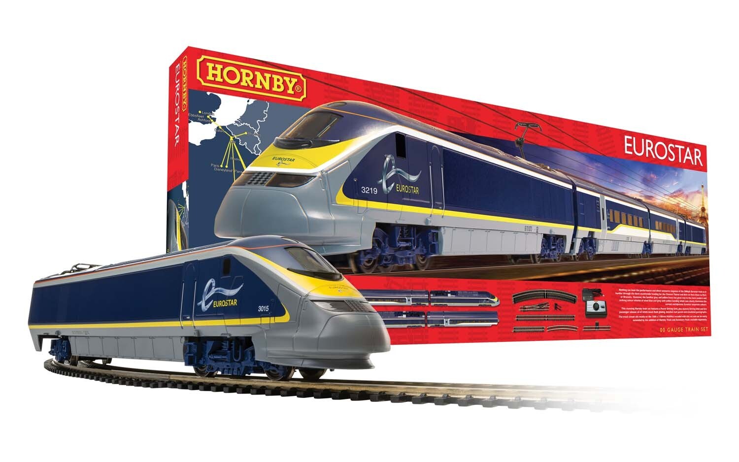 hornby eurostar train set