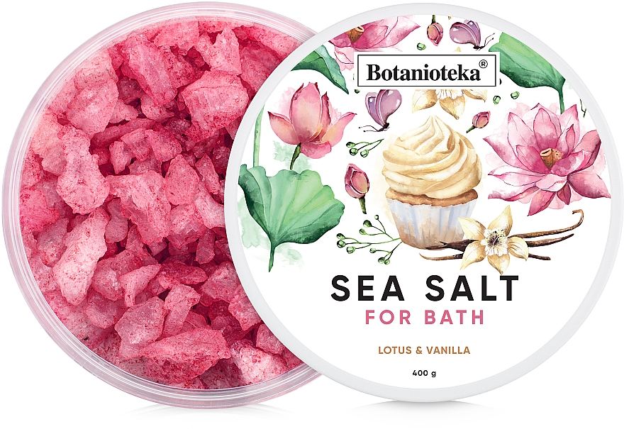 Соль для ванн Botanioteka Sea Salt for Bath Lotus & Vanilla фото