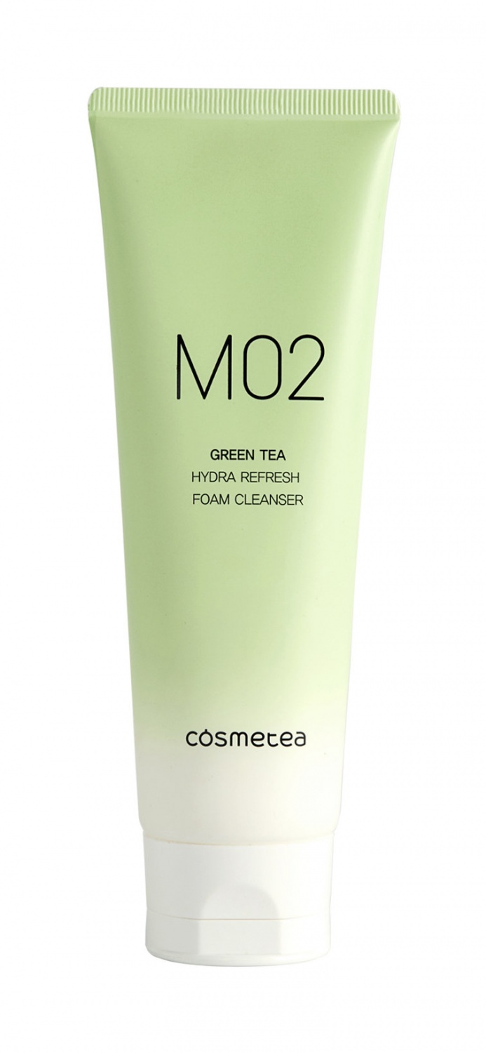 Пенка для умывания Cosmetea Green Tea Hydra Refresh Foam Cleanser «До
