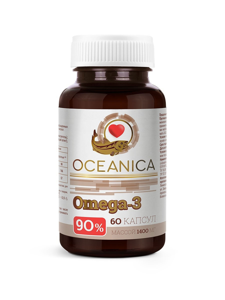 БАД Oceanika Мирролла / Океаника OCEANICA omega3 Рыбий жир, Омега 3 - 90% |  отзывы