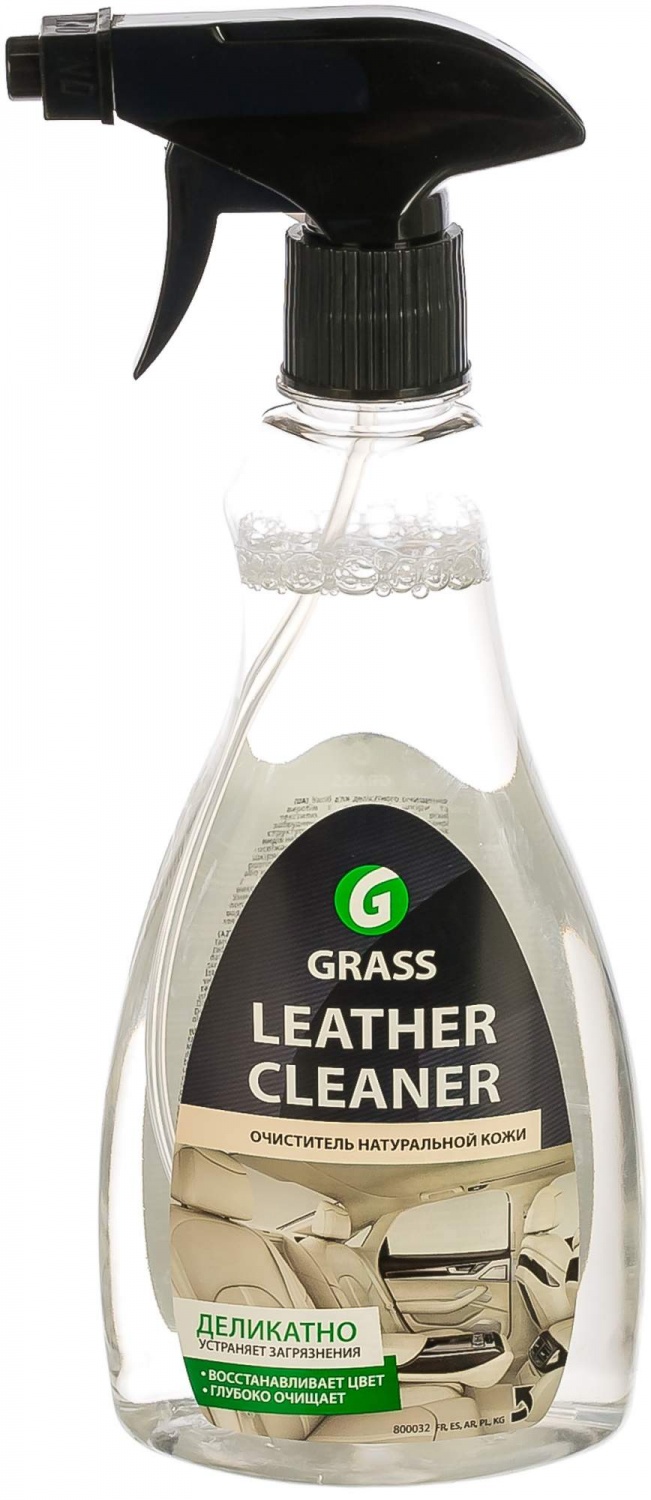 Автохимия GraSS Leather Cleaner Очиститель Натуральной Кожи фото