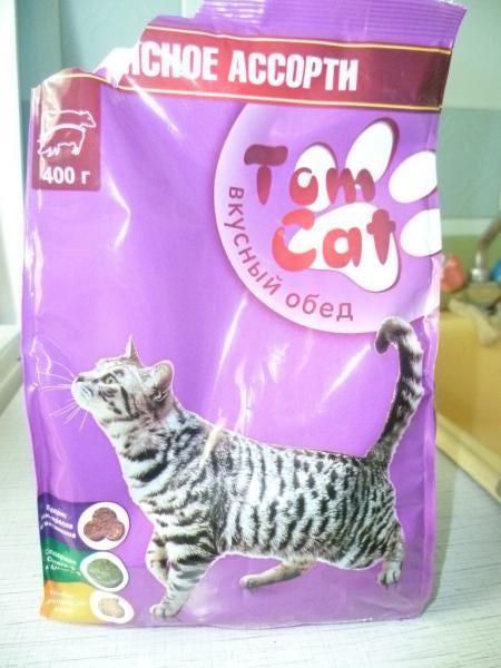 Корм для кошек Tom Cat фото