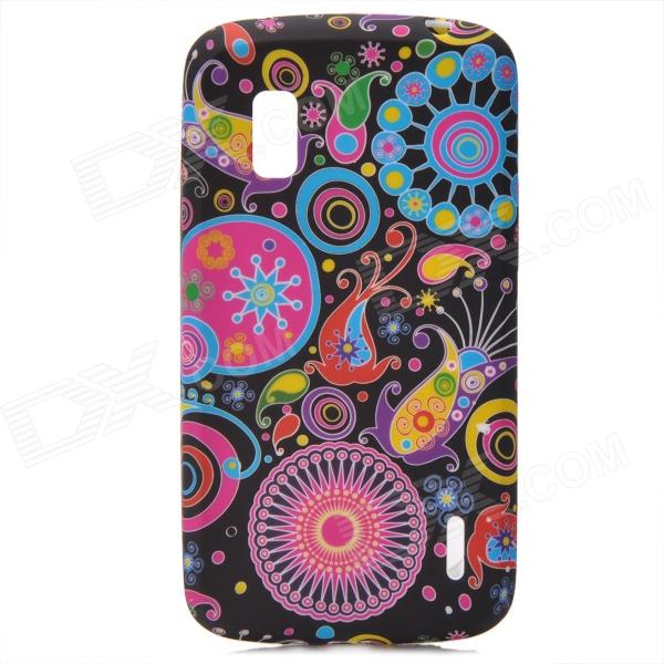 Dealextreme Protective Jellyfish Pattern Silicone Back Case For Lg