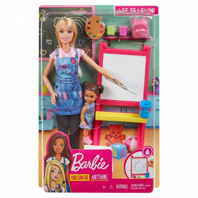 Кукла Mattel Barbie Art Teacher Учитель рисования фото