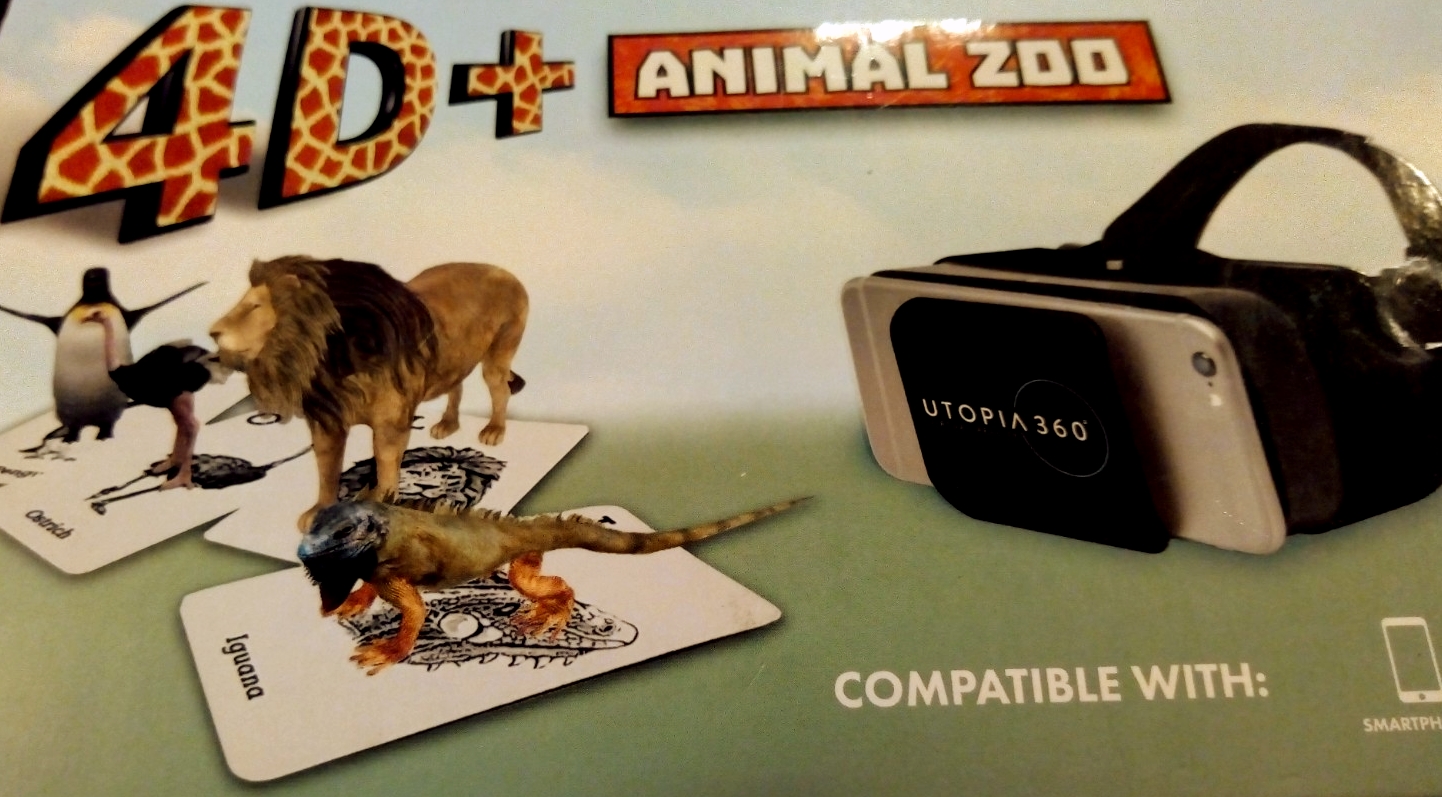 Игры для детей Utopia360vr Animal Zoo 4D - «Увлекательная, развивающая игра  с проекцией движущихся персонажей и живым звуком» | отзывы