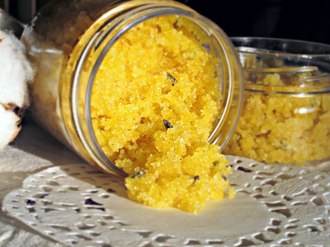 Скраб для тела Lavendermarket сахарный "Солнечный"  фото