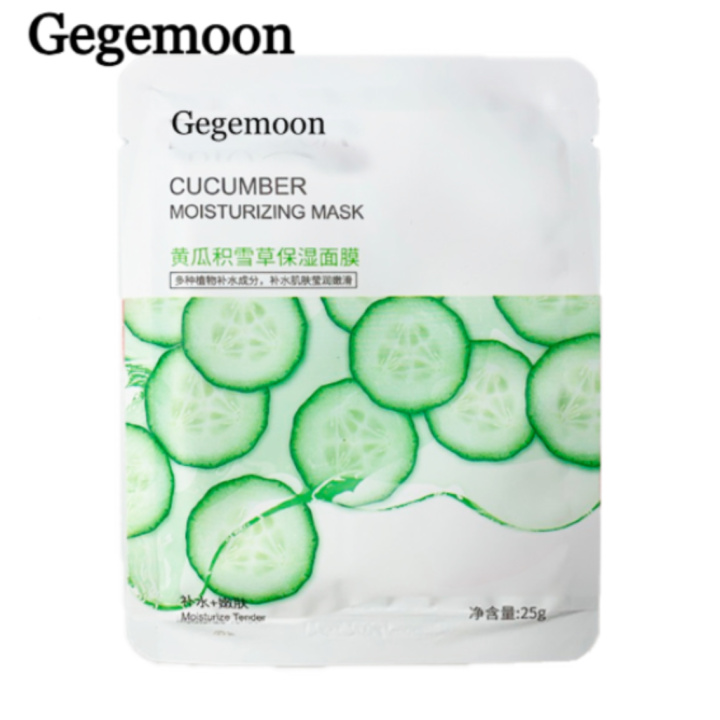 Тканевая маска для лица Gegemoon Moisturizing Mask Cucumber с ...