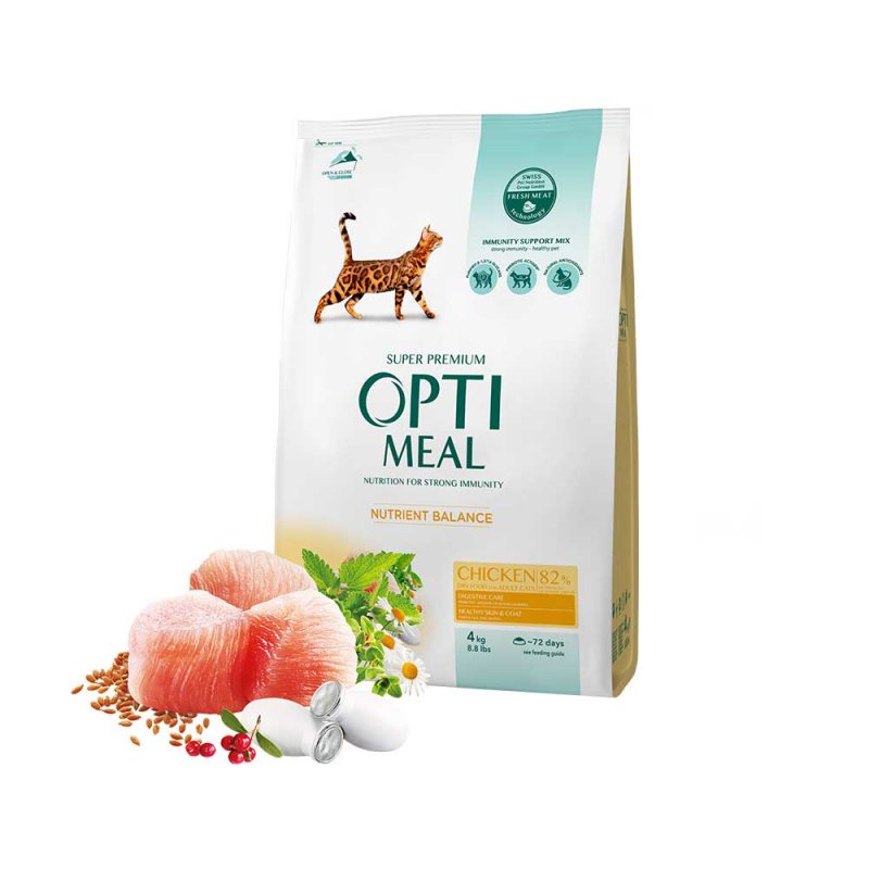 Корм для кошек Opti meal Nutrient Balance Chicken | отзывы