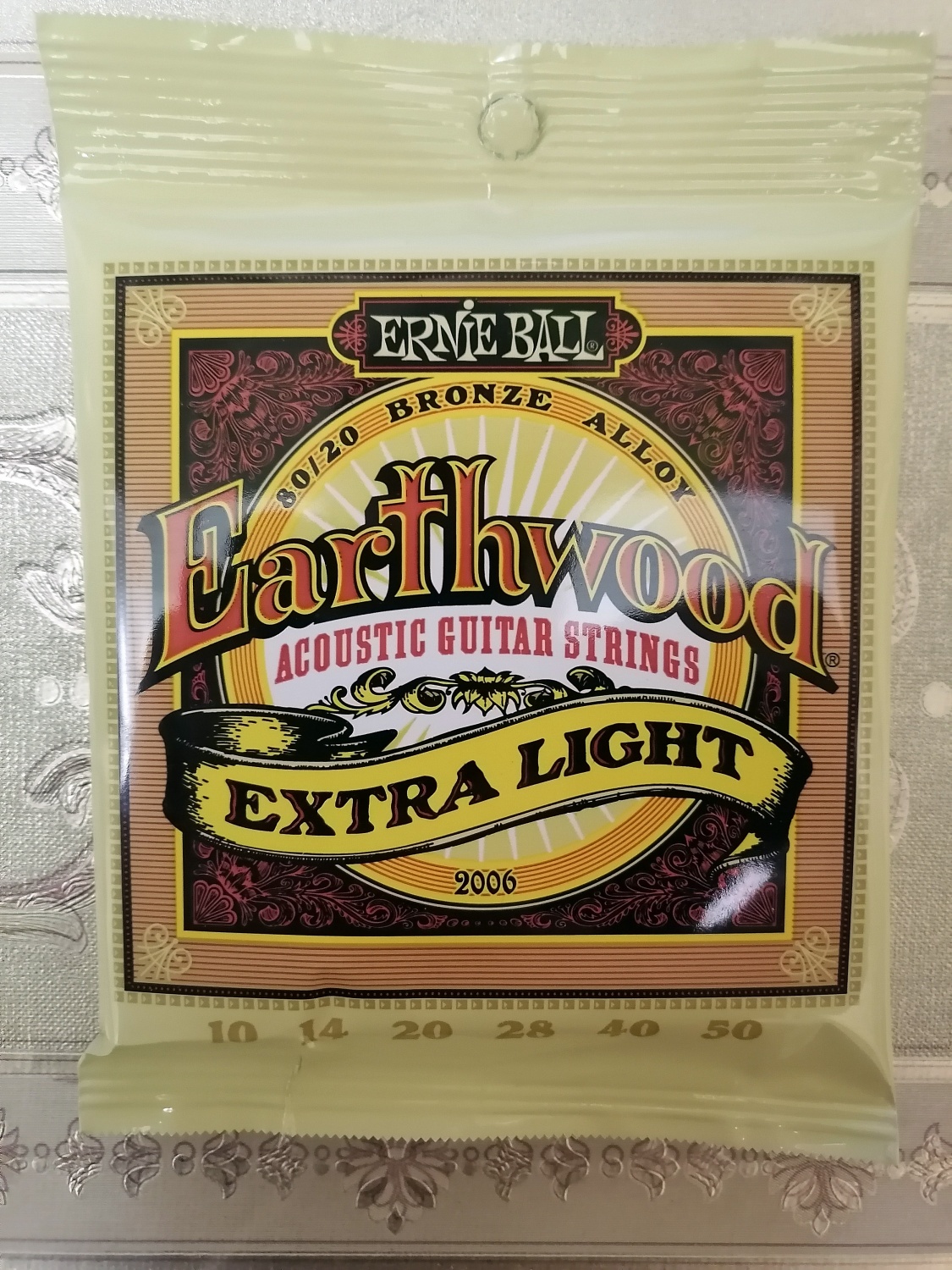 Струны для акустической гитары 10-50 Ernie Ball 2006 "Earthwood Extra ...