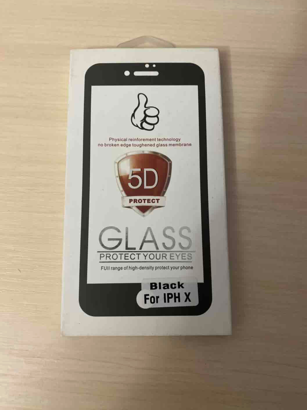 Защитное стекло на экран GLASS 5D Для iPhone X | отзывы