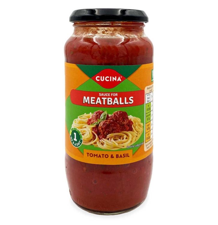 CUCINA Tomato Basil Sauce For Meatballs