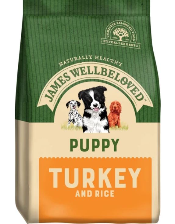 james wellbeloved turkey and rice puppy