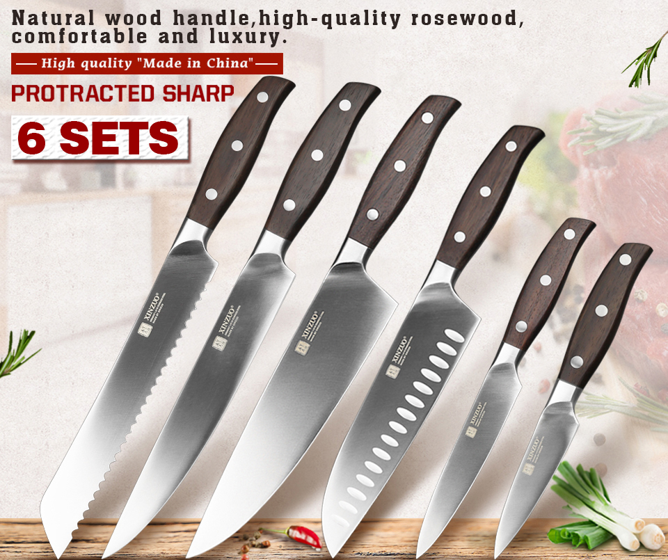 knife set 6 piece