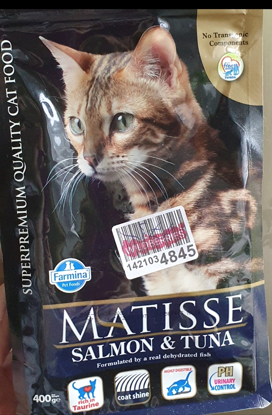 Полнорационный сухой корм для кошек Farmina Matisse для взрослых кошек, с  лососем и тунцом | отзывы