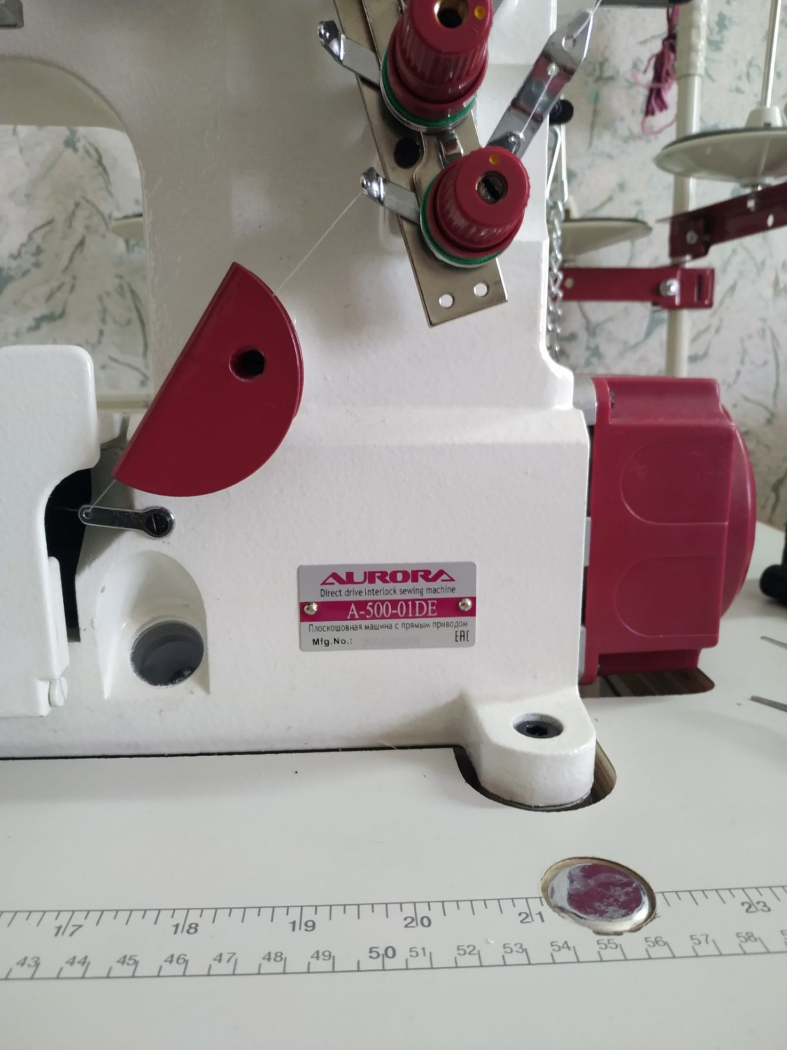 Как собрать стол для промышленной швейной машины aurora