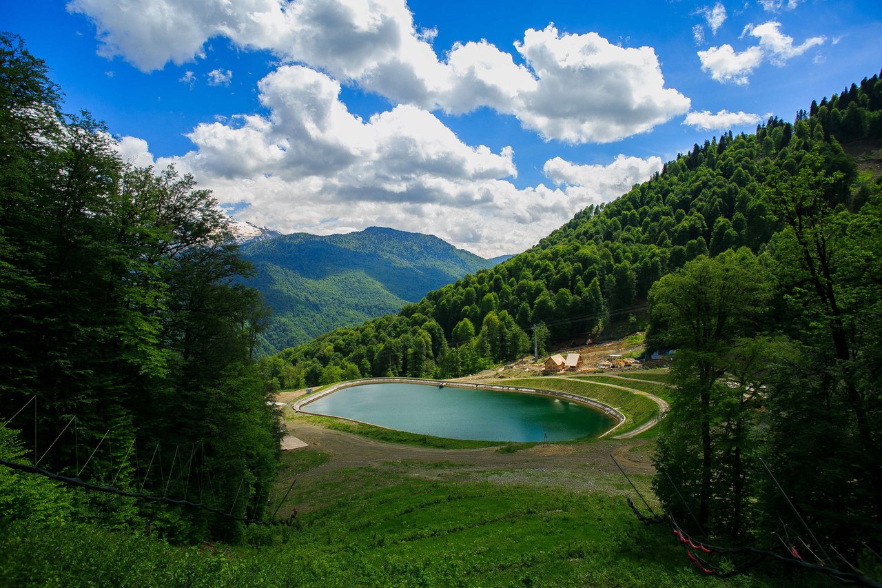 Красная Поляна роза Хутор горы