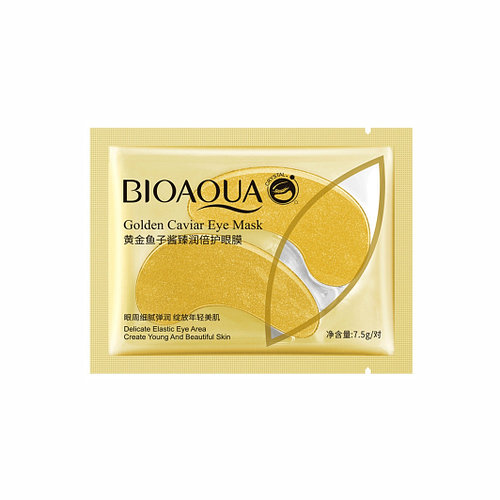 Патчи для глаз Bioaqua Golden Caviar Mask золото | отзывы