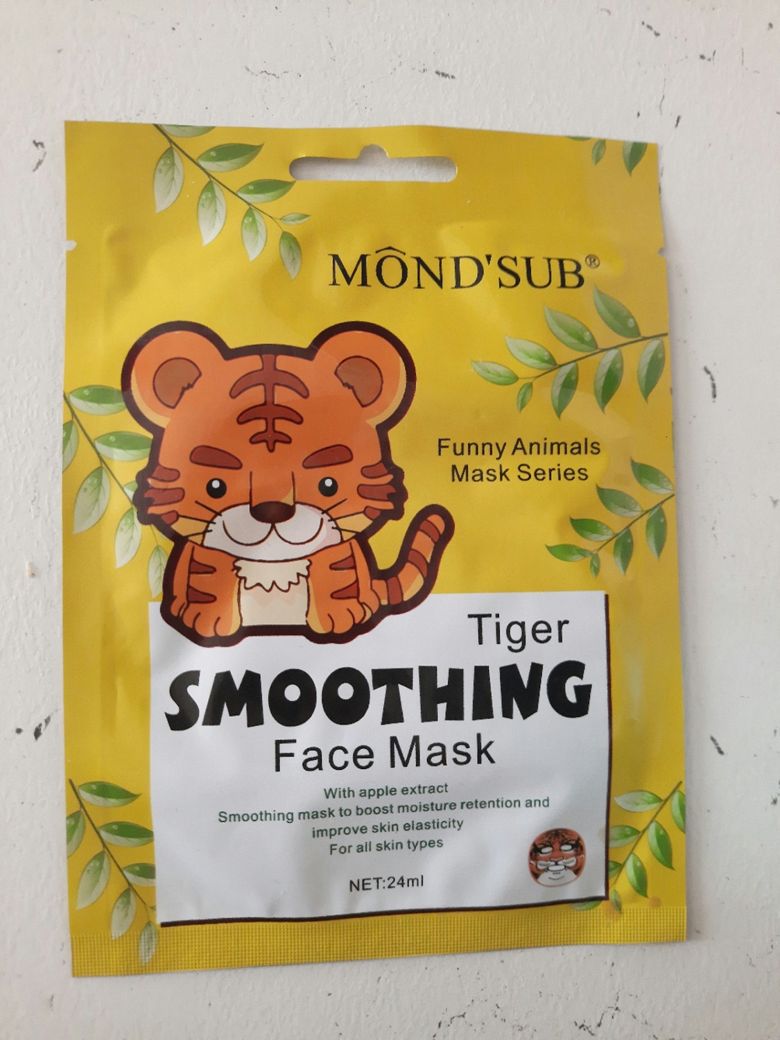 Тканевая маска для лица Mond'sub Tiger Smoothing Face Mask фото