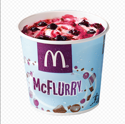 Мороженое McDonald’s / Макдоналдс Макфлурри Вишнёвый пирог фото