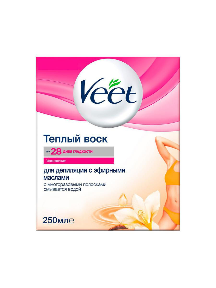 Воск теплый для удаления волос VEET с эфирными маслами | отзывы