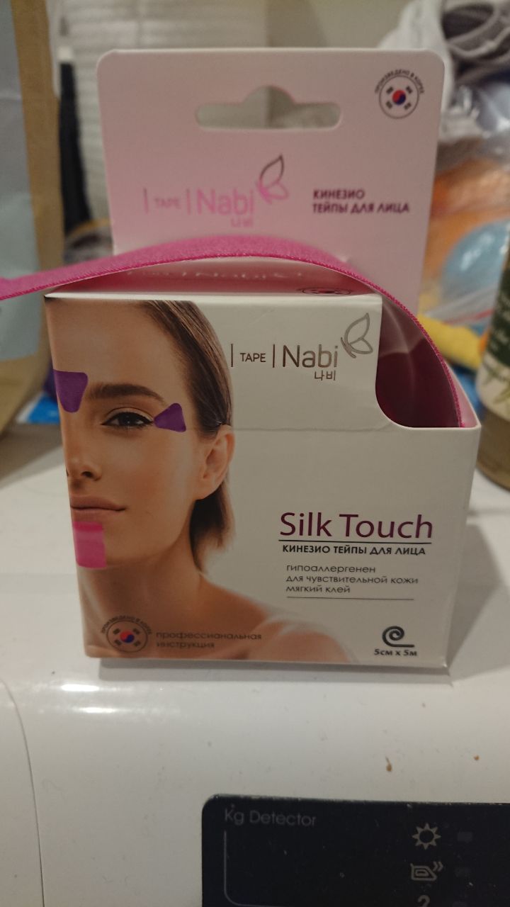Кинезио тейп лента для лица Nabi (Silk Touch) фото