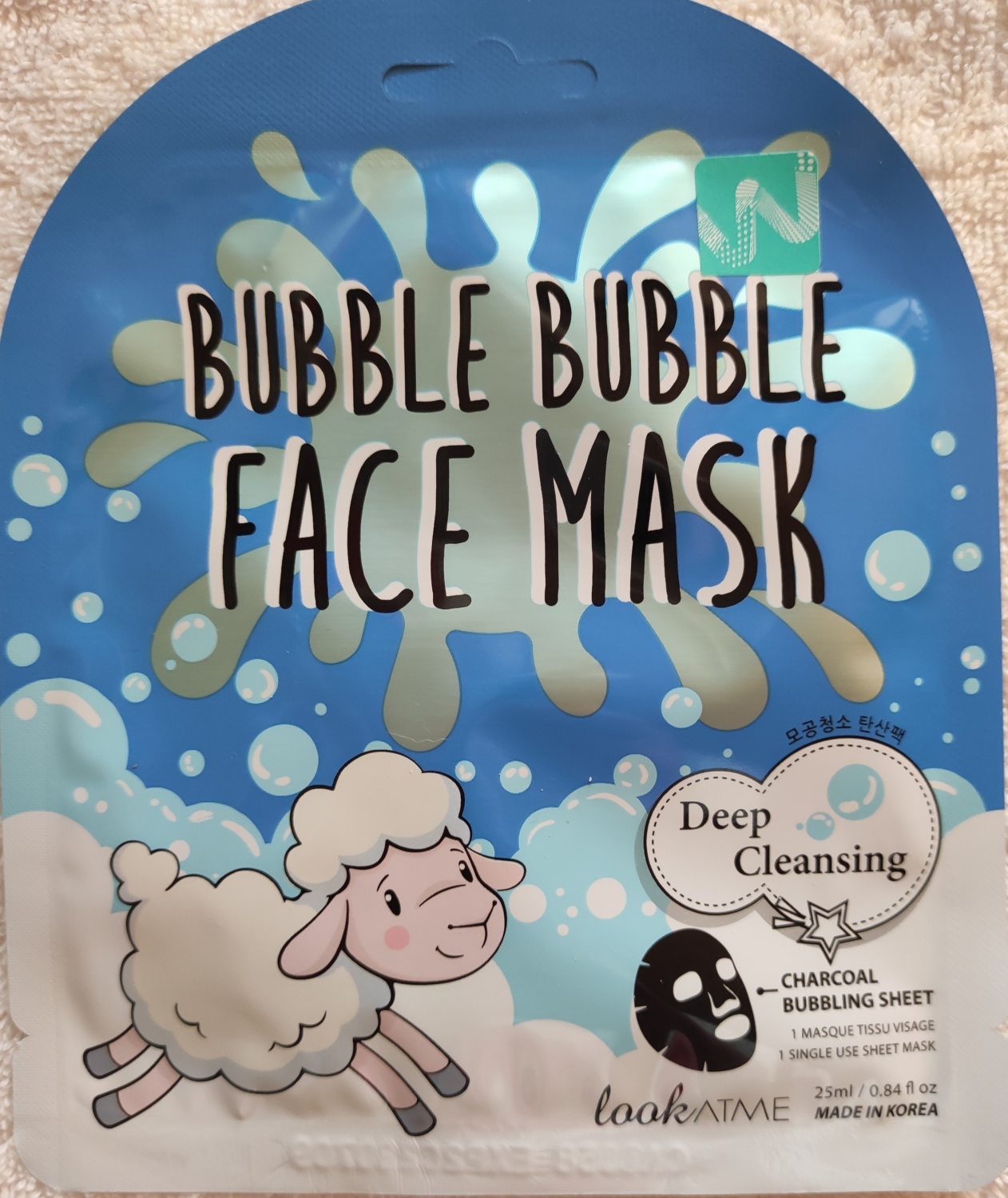 Тканевая маска для лица Look at me Bubble Bubble Face Musk | отзывы