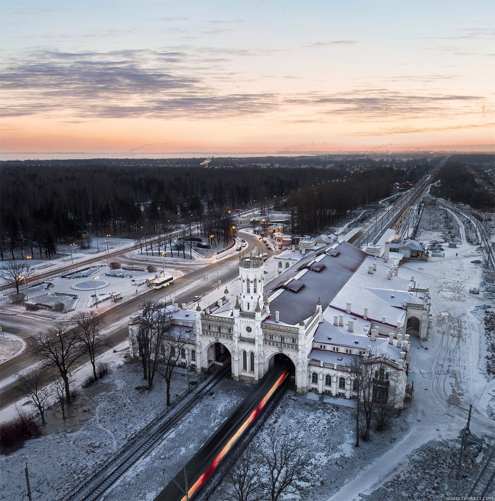 вокзал новый петергоф старые