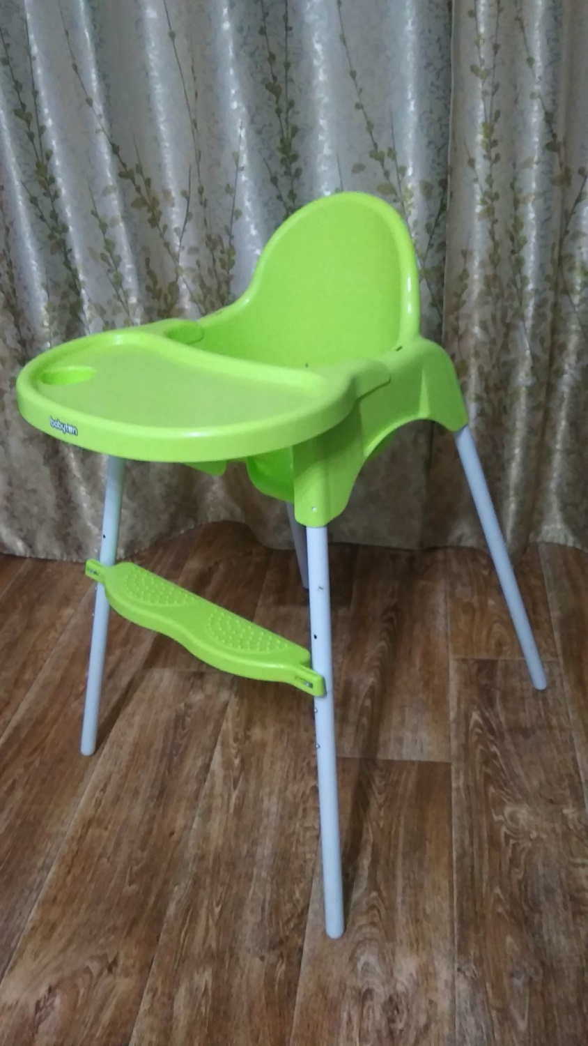 стул для кормления babyton зелено белый