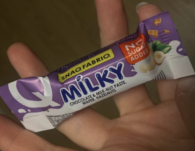 Конфеты без сахара SNAQ FABRIQ Chocolate & milk-nut paste, wafer ...