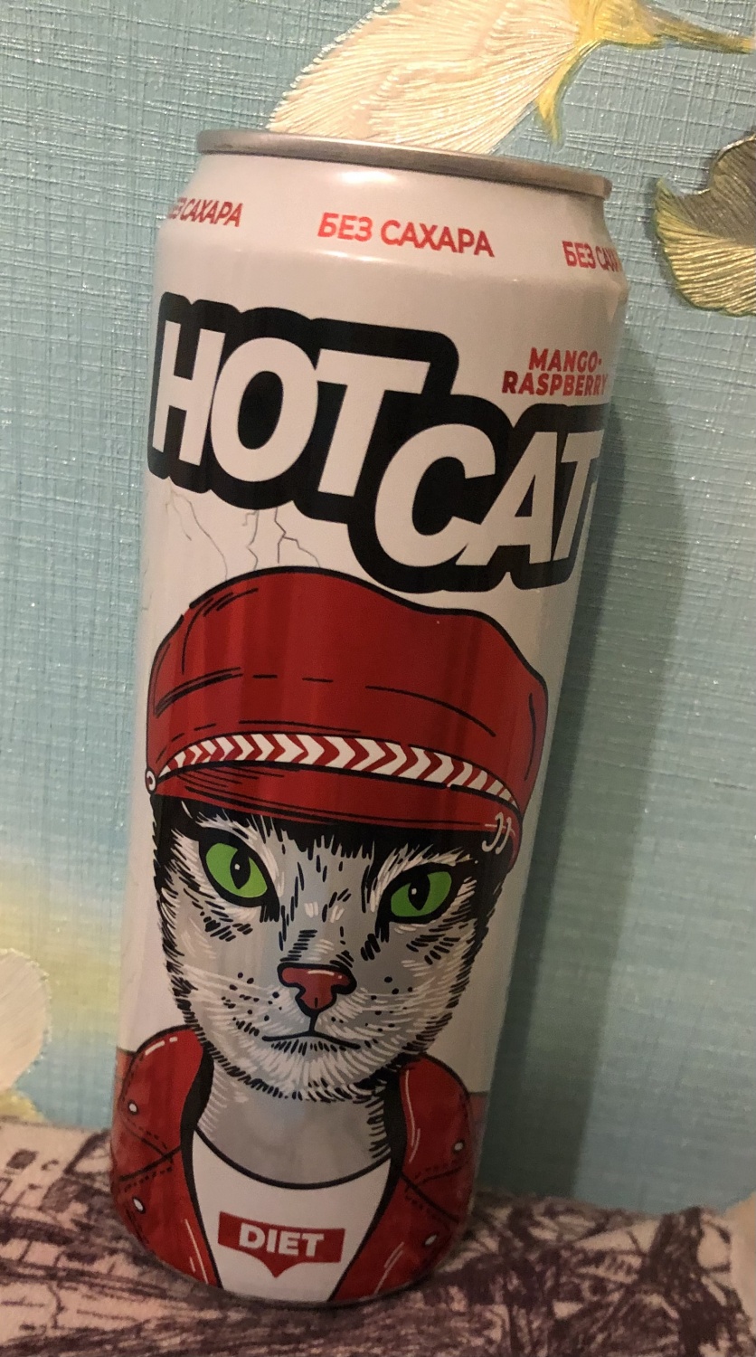 Энергетический напиток Hot cat Mango-raspberry  фото