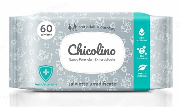Влажные салфетки Chicolino Антибактериальные фото