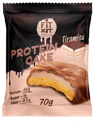 Протеиновое печенье FITKIT Protein Cake Tiramisu фото