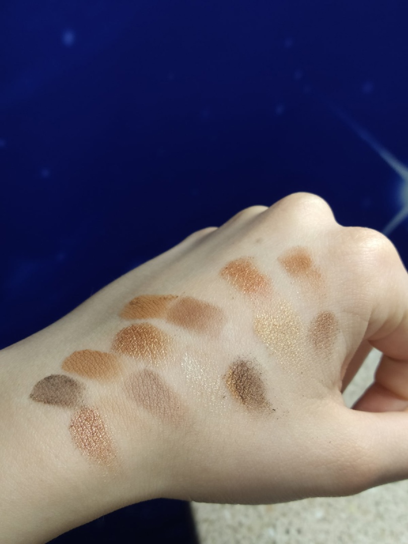 Тени для век Lamel Professional 16 Shades of brown | отзывы