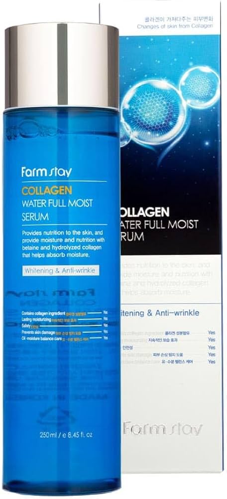 Сыворотка для лица FarmStay Collagen Water Full Moist Serum | отзывы