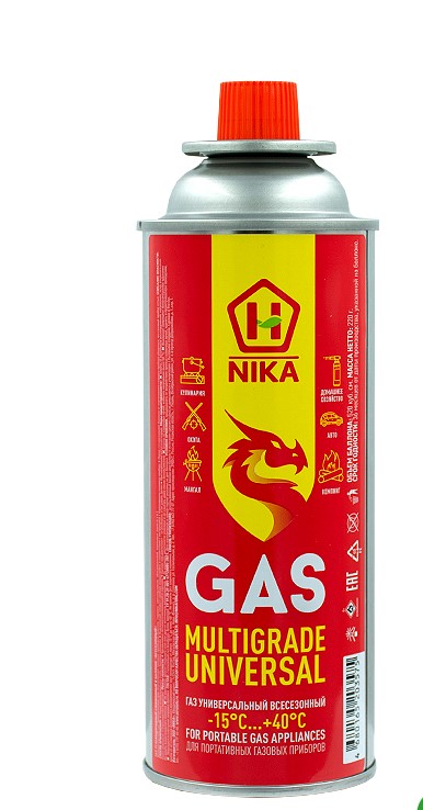 Газовый баллон цанговый для горелки и плит NIKA - «Добротный» | отзывы
