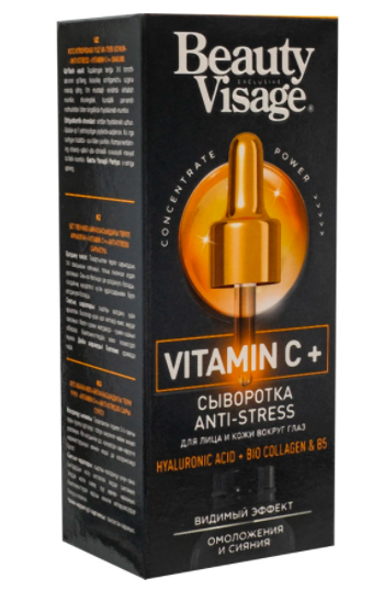 Сыворотка для лица и кожи вокруг глаз ФИТОкосметик Beauty Visage Anti-stress Vitamin C+  фото